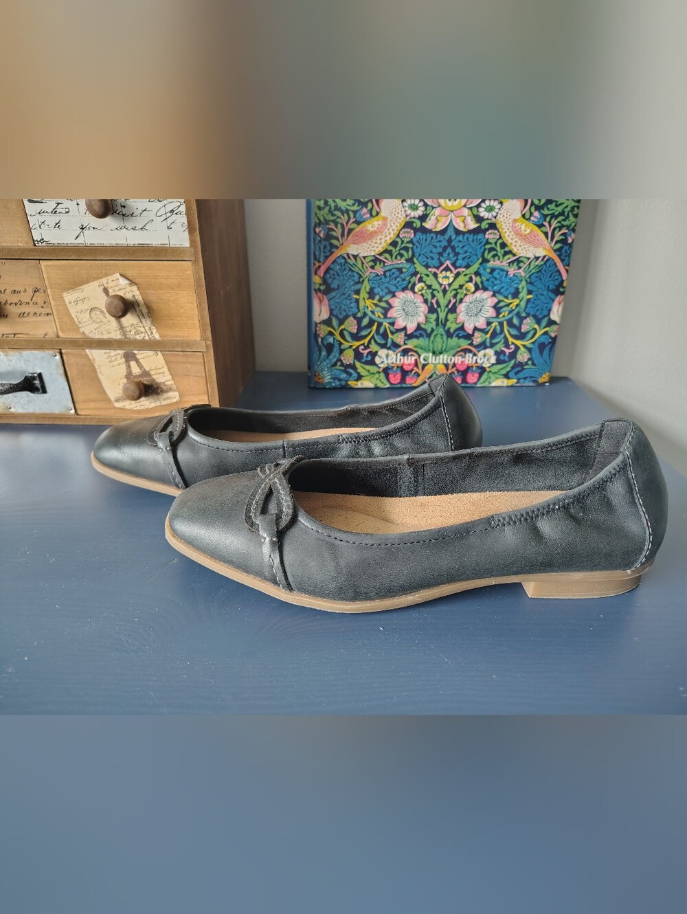 Clarks Black Lyrical Rhyme Flats